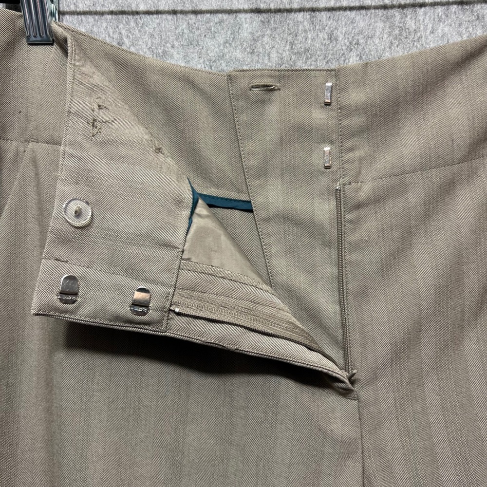 East 5th Wide Leg‎ Herringbone Career Dress Pants Size 16 Business Trousers - Picture 6 of 9